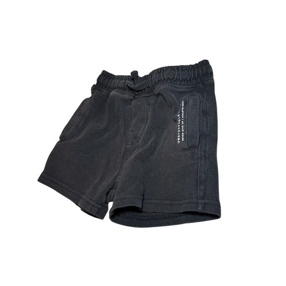 Zara Toddler Boy Black Straight Text Plush Shorts Size 2-3 Years - Picture 6 of 8